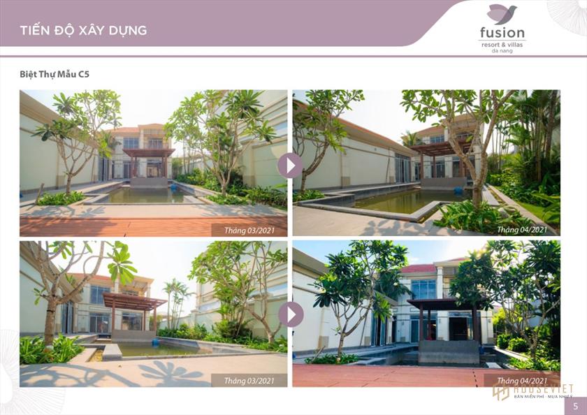 Tiến độ dự án Fusion Resort & Villas Đà Nẵng