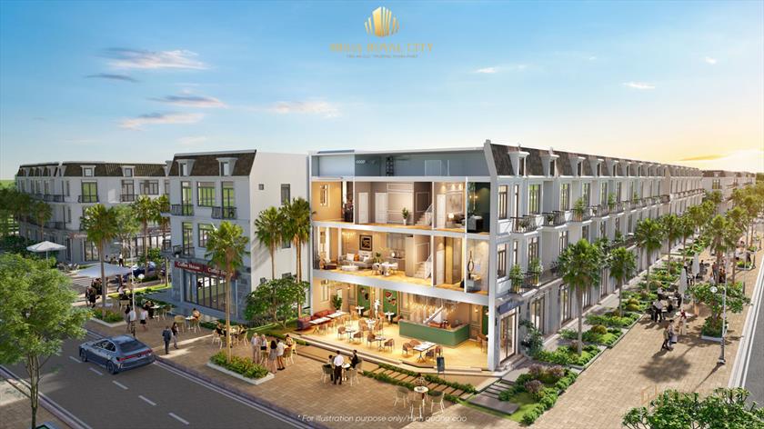 Mặt bằng dự án Mega Royal City Bình Phước