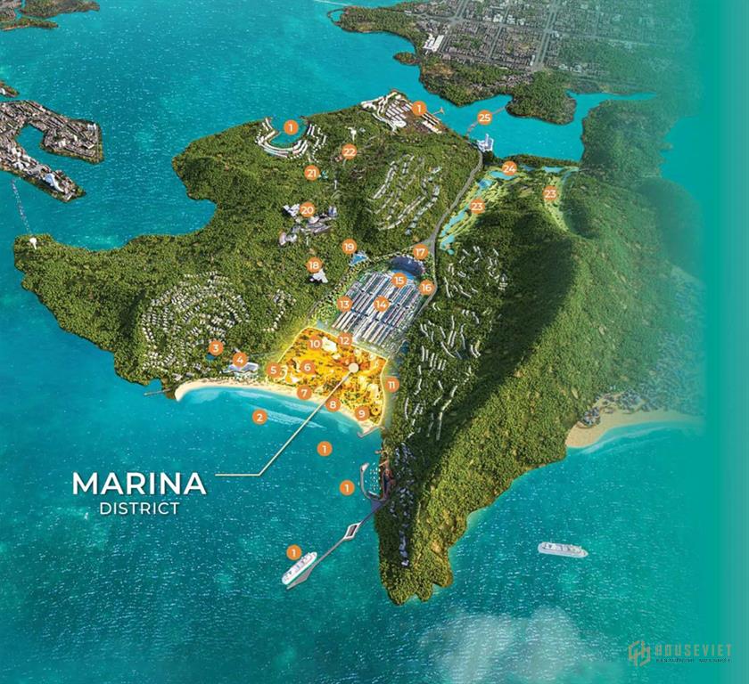 Mặt bằng dự án Marina District