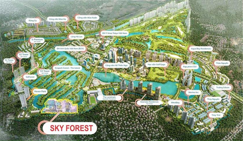 Hạ tầng xung quanh dự án Sky Forest Residences