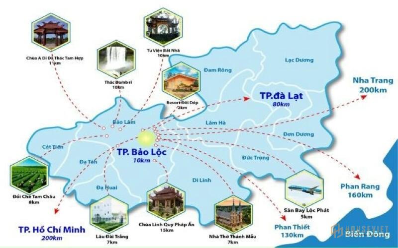 Vị trí dự án Da Naur Villas & Homestay