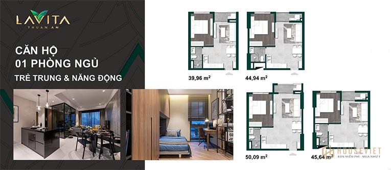 Thiết kế căn hộ của dự án Lavita Thuận An