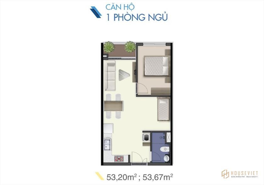 Thiết kế căn hộ dự án Saigon Riverside