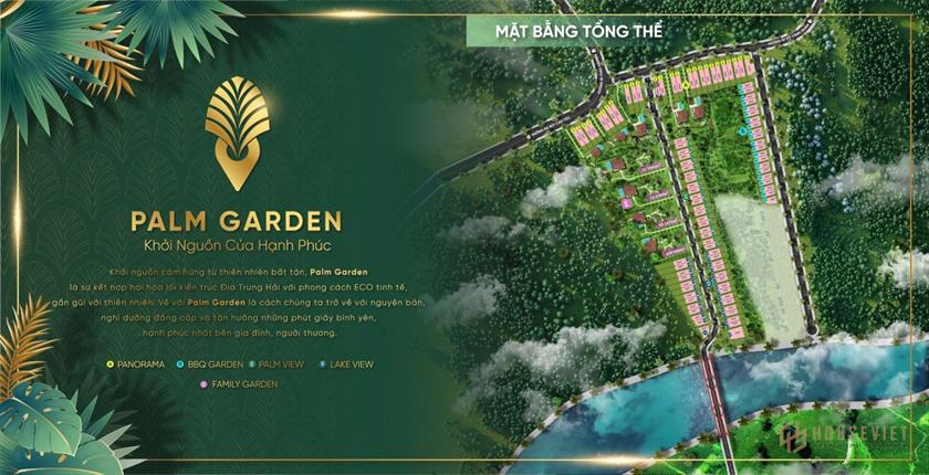 Mặt bằng dự án Palm Garden Bảo Lộc