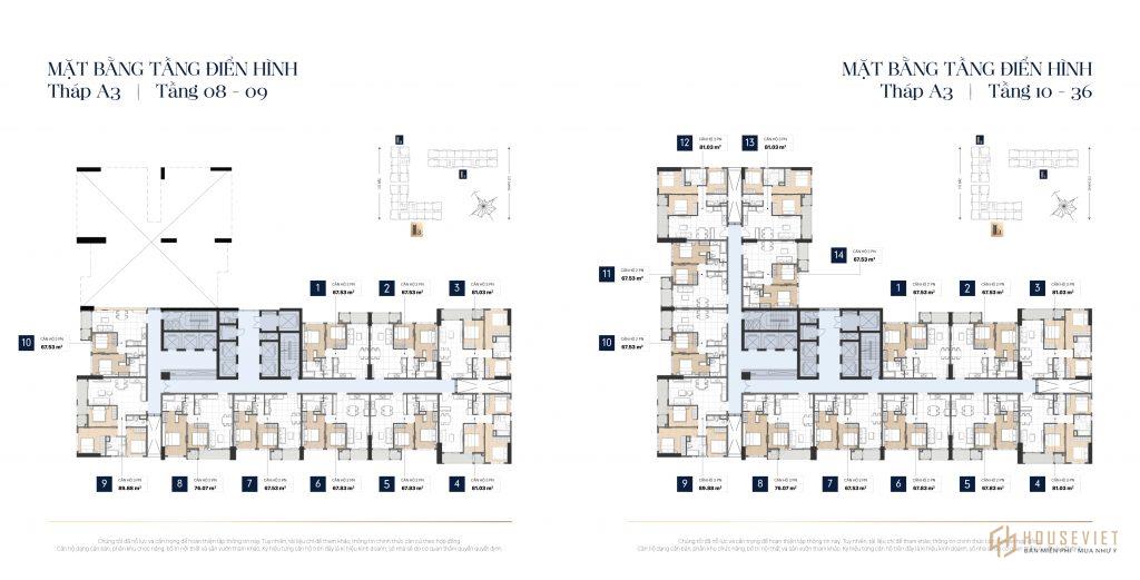 Mặt bằng dự án The Grand Manhattan