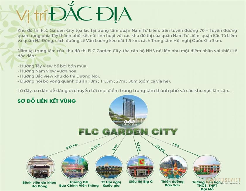 Hạ tầng xung quanh dự án FLC Garden City