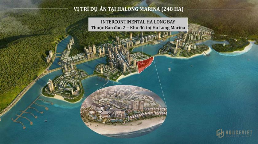 Mặt bằng dự án InterContinental Residences Halong Bay