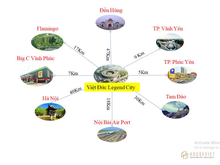 Hạ tầng xung quanh dự án Việt Đức Legend City