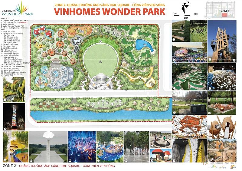 Tiện ích dự án Vinhomes Wonder Park