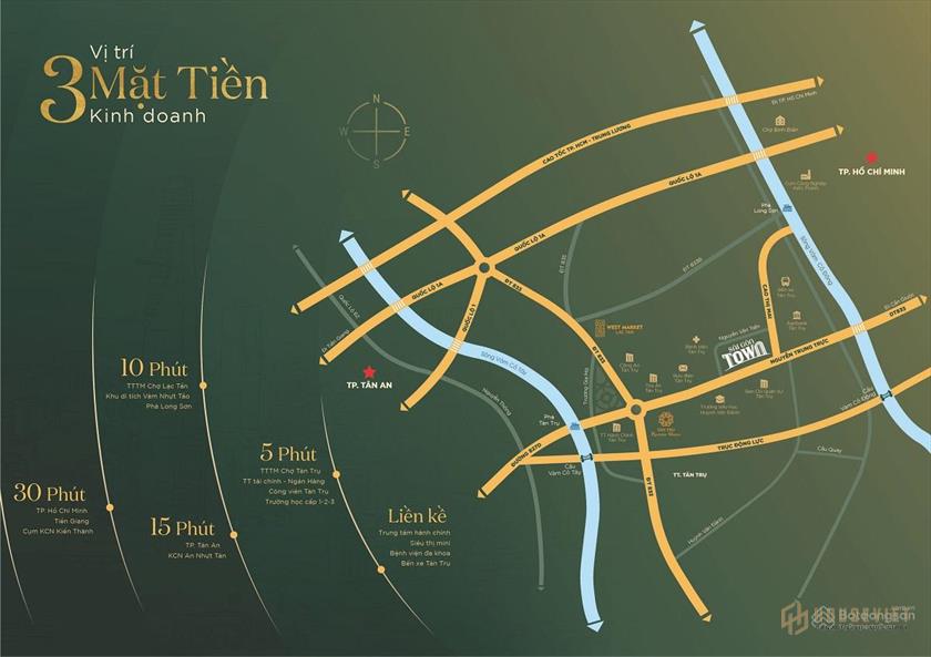 Vị trí dự án Sài Gòn Town
