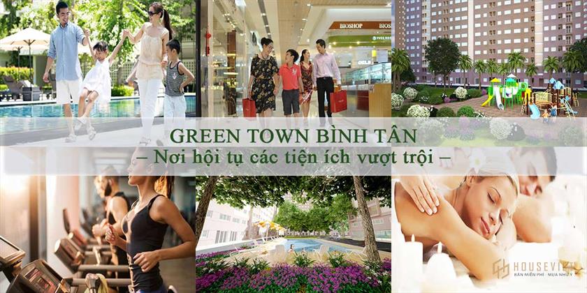 Tiện ích dự án Green Town Bình Tân