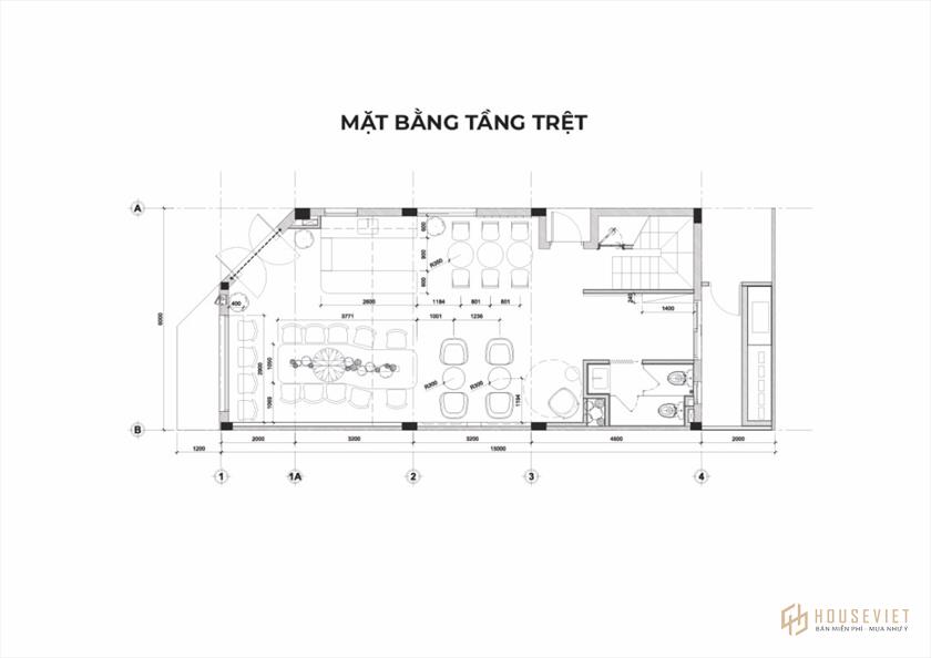 Mặt bằng Shophouse The Larita