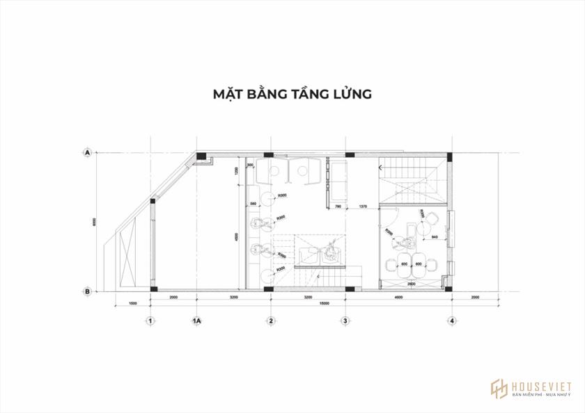 Mặt bằng Shophouse The Larita