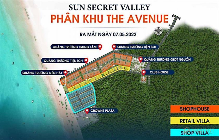 Phân khu The Avenue – Sản phẩm đầu tiên được ra mắt tại Sun Secret Valley