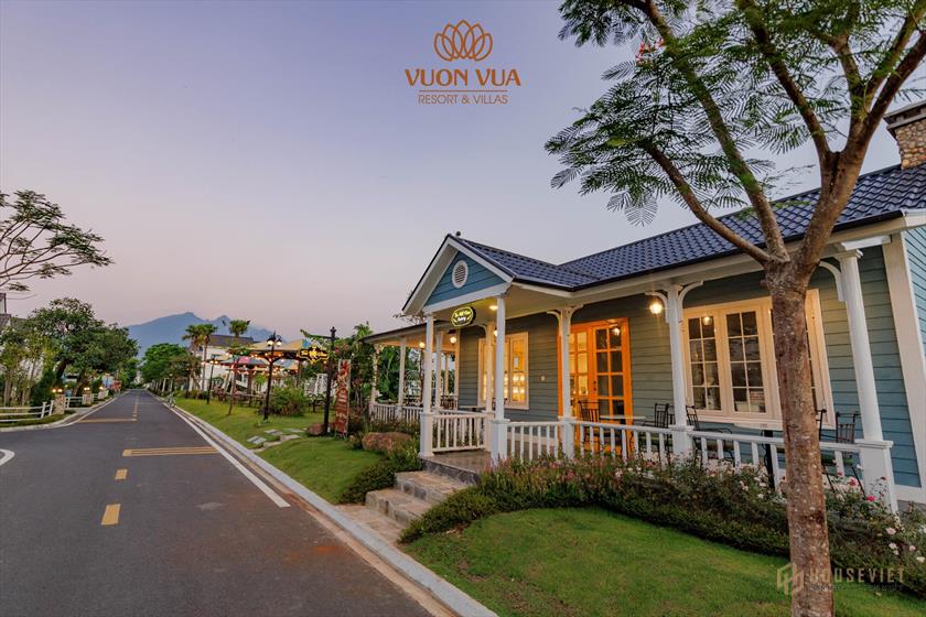 Tiến độ thi công dự án Vườn Vua Resort & Villas