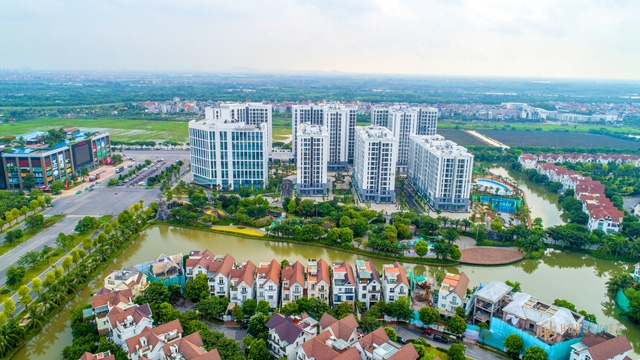 1 góc khu đô thị sinh thái Vinhomes Riverside – nơi được mệnh danh là Venice giữa lòng Hà Nội