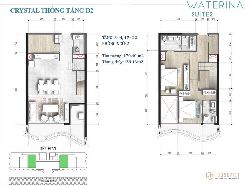 Thiết kế dự án Waterina Suites