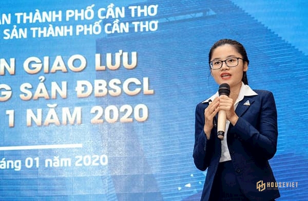 Đại diện Đất Xanh Miền Tây tham gia thuyết trình về thị trường BĐS Cần Thơ và ĐBSCL năm 2020.