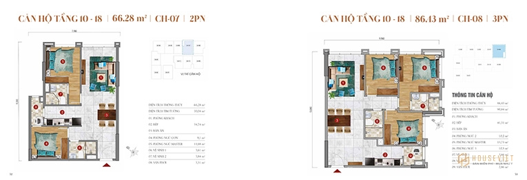 Mẫu thiết kế căn hộ St. Moritz Phạm Văn Đồn