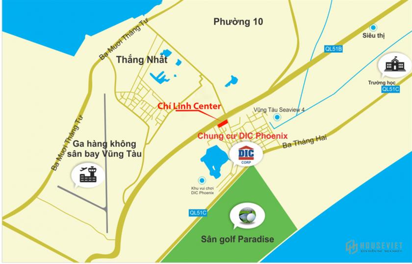 Vị trí dự án Chí Linh Center Vị trí dự án Chí Linh Center