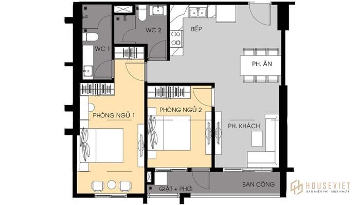 Thiết kế căn hộ dự án Chí Linh Center Thiết kế căn hộ dự án Chí Linh Center