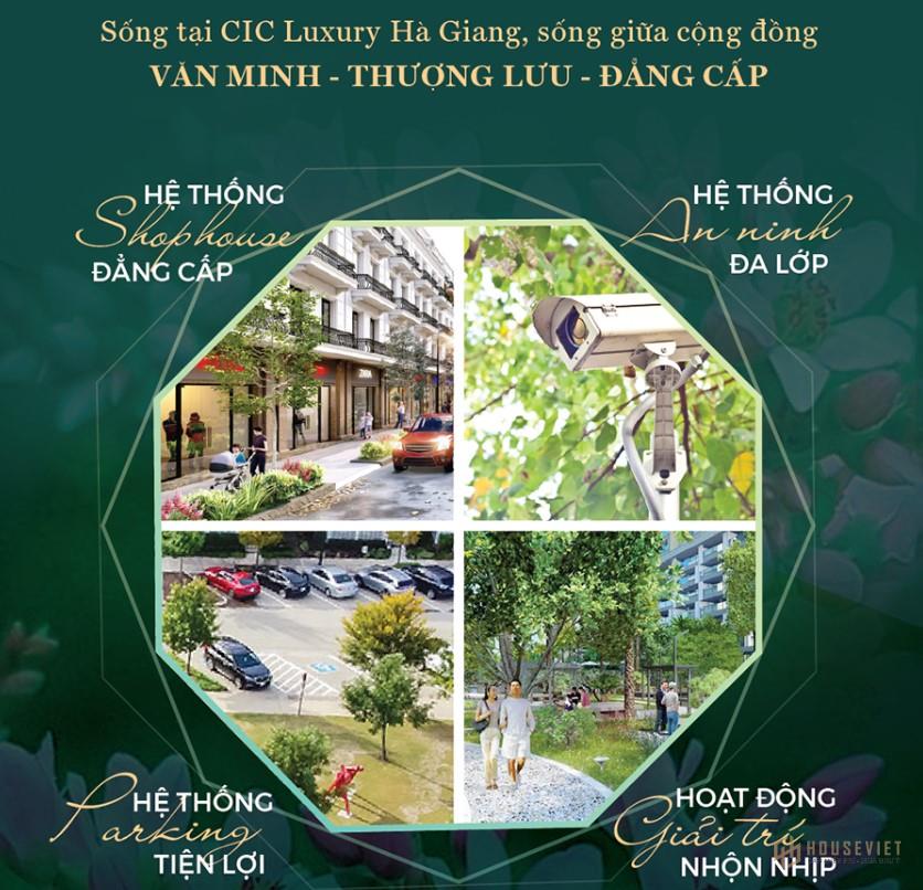 Tiện ích dự án CIC Luxury Hà Giang