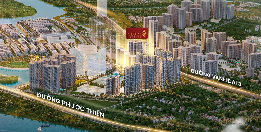 Vị trí dự án Glory Heights Vinhomes Grand Park