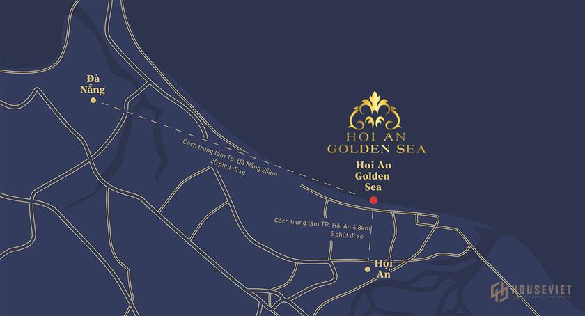 Vị trí dự án Hội An Golden Sea