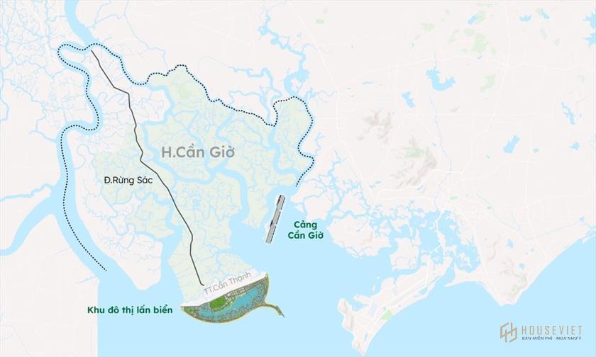 Vị trí dự án Vinhomes Green Paradise