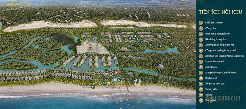 Tiện ích dự án khu nghỉ dưỡng Lagoona Bình Châu
