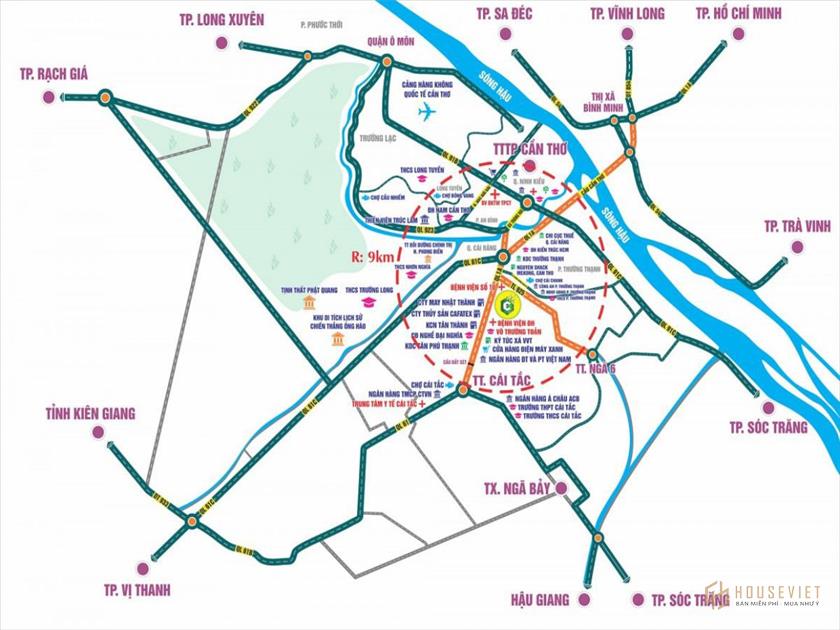 Giá bán căn hộ Tây Đô Plaza Hậu Giang Tháng 6/2021