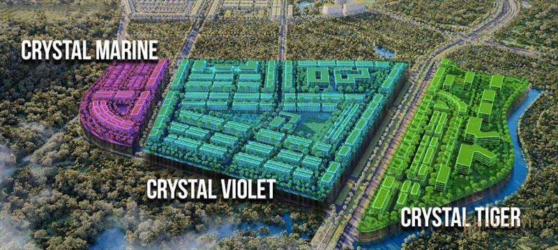 Mặt bằng dự án Crystal City Meyhomes Capital Phú Quốc