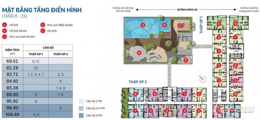 Mặt bằng dự án Orchard Parkview