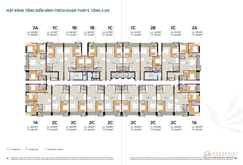 Mặt bằng tầng điển hình dự án MT Eastmark City