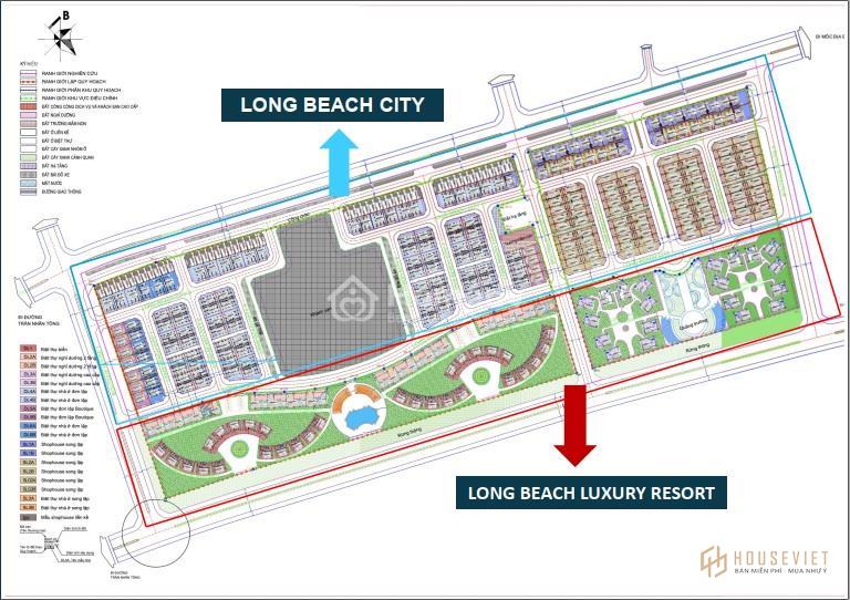 Mặt bằng dự án Trà Cổ Long Beach Luxury