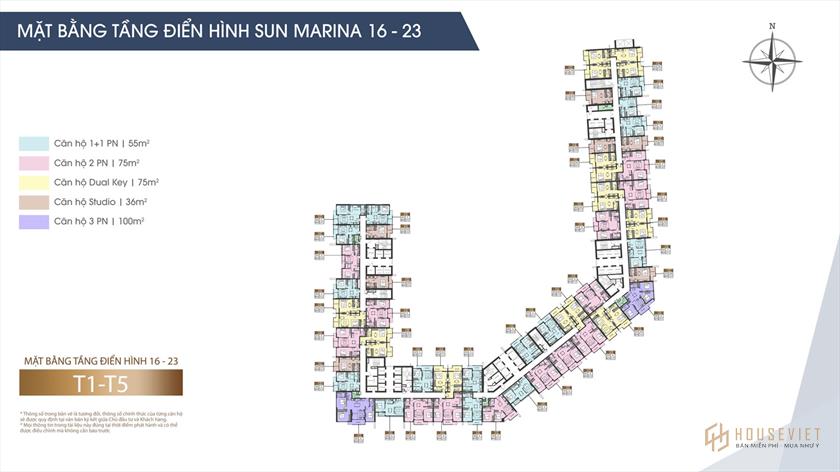 Mặt bằng chi tiết dự án Sun Grand Marina Town