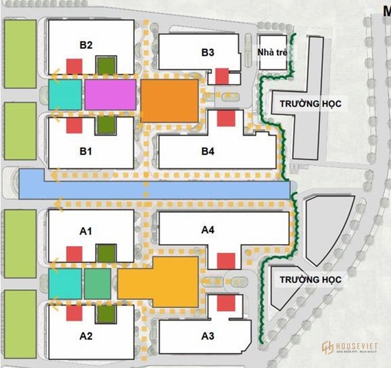 Mặt bằng tổng thể dự án Astral City Bình Dương