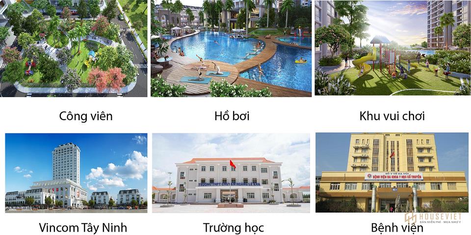 Tiện ích dự án Khu dân cư đô thị Phường 3 Tây Ninh