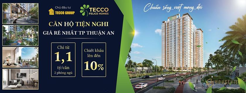 Giá bán dự án Tecco Felice Homes