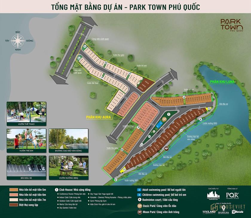 Mặt bằng dự án Park Town Phú Quốc