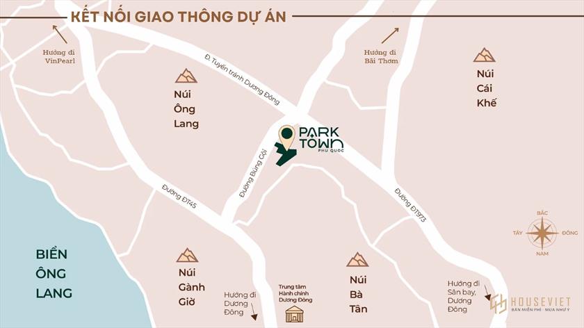 Vị trí dự án Park Town Phú Quốc