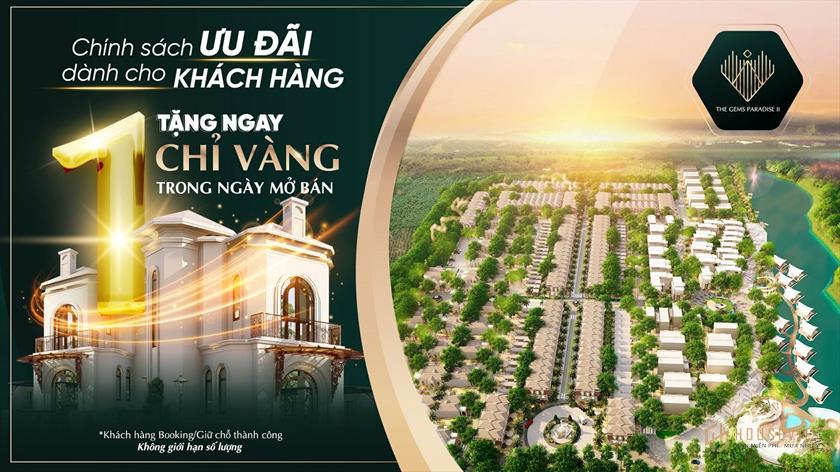 Chính sách ưu đãi khi mua Gems Paradise II Bảo Lộc