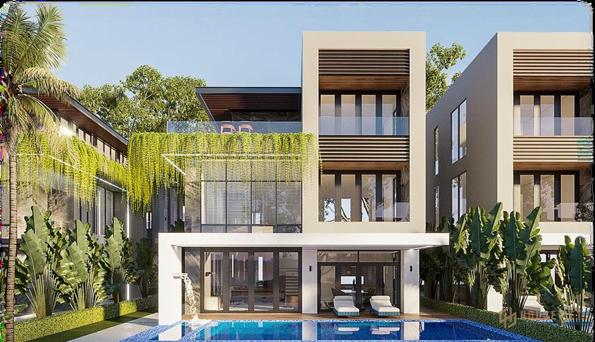 Thiết kế biệt thự dự án Rosa Luxury Villas