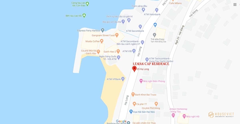 Vị trí dự án  Léman Cap Residence trên google maps