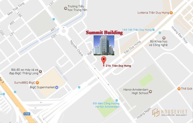 Vị trí dự án Summit Building