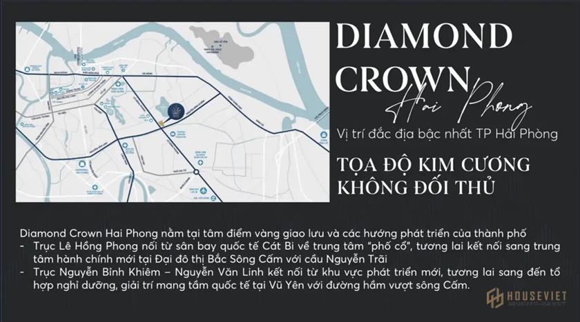 Liên kết vùng dự án Diamond Crown Hải Phòng