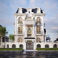 Mẫu nhà 3 tầng tân cổ điển thiết kế đẹp