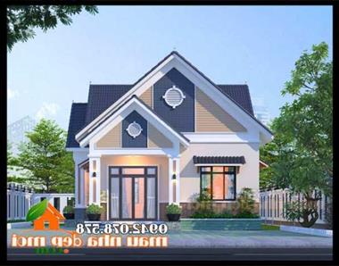 Mẫu nhà cấp 4 mái thái đẹp diện tích 7x19m