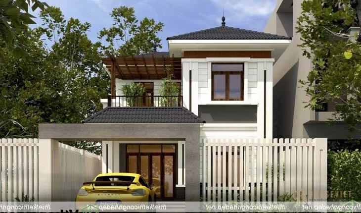 15+ Mẫu biệt thự vườn 2 tầng đẹp hot nhất năm 2022