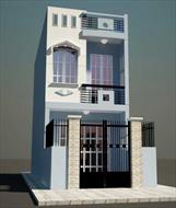 Mẫu nhà ống 2 tầng 400 triệu dự toán chi tiết